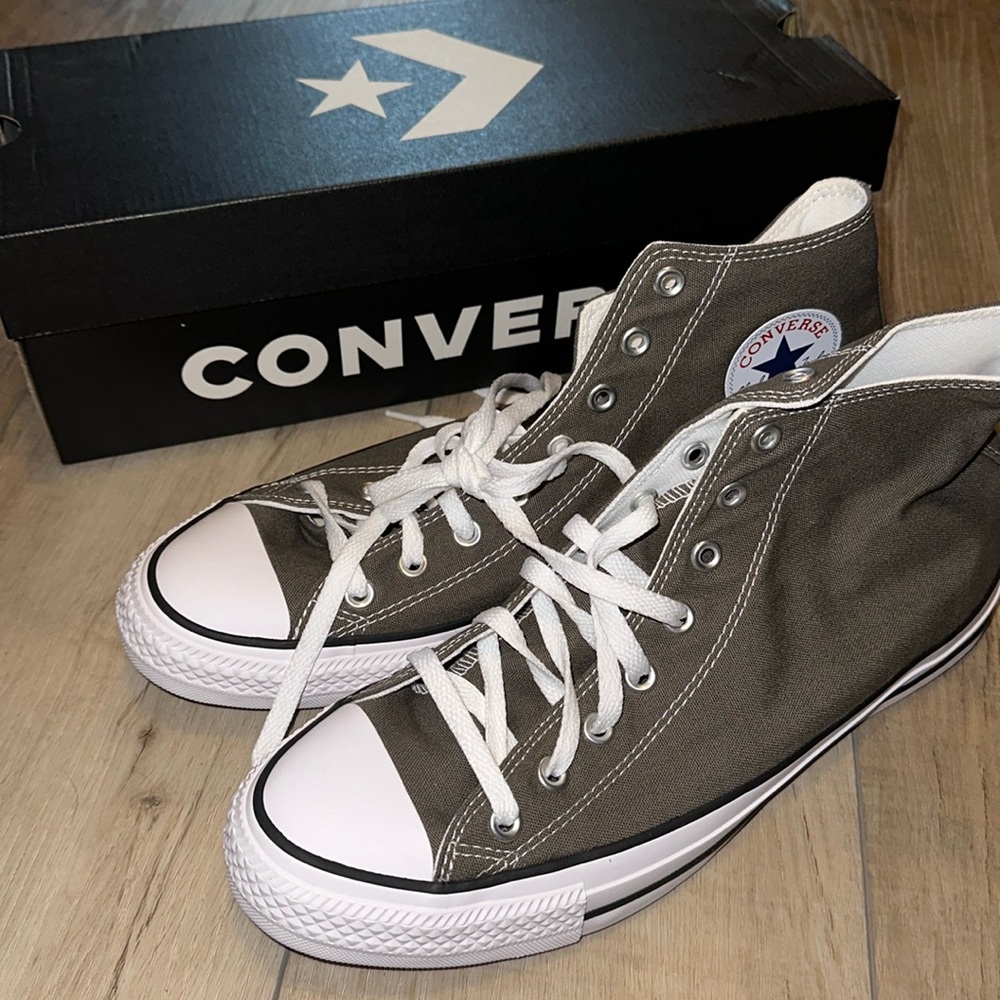 Brand new Converse Charcoal Men’s high tops